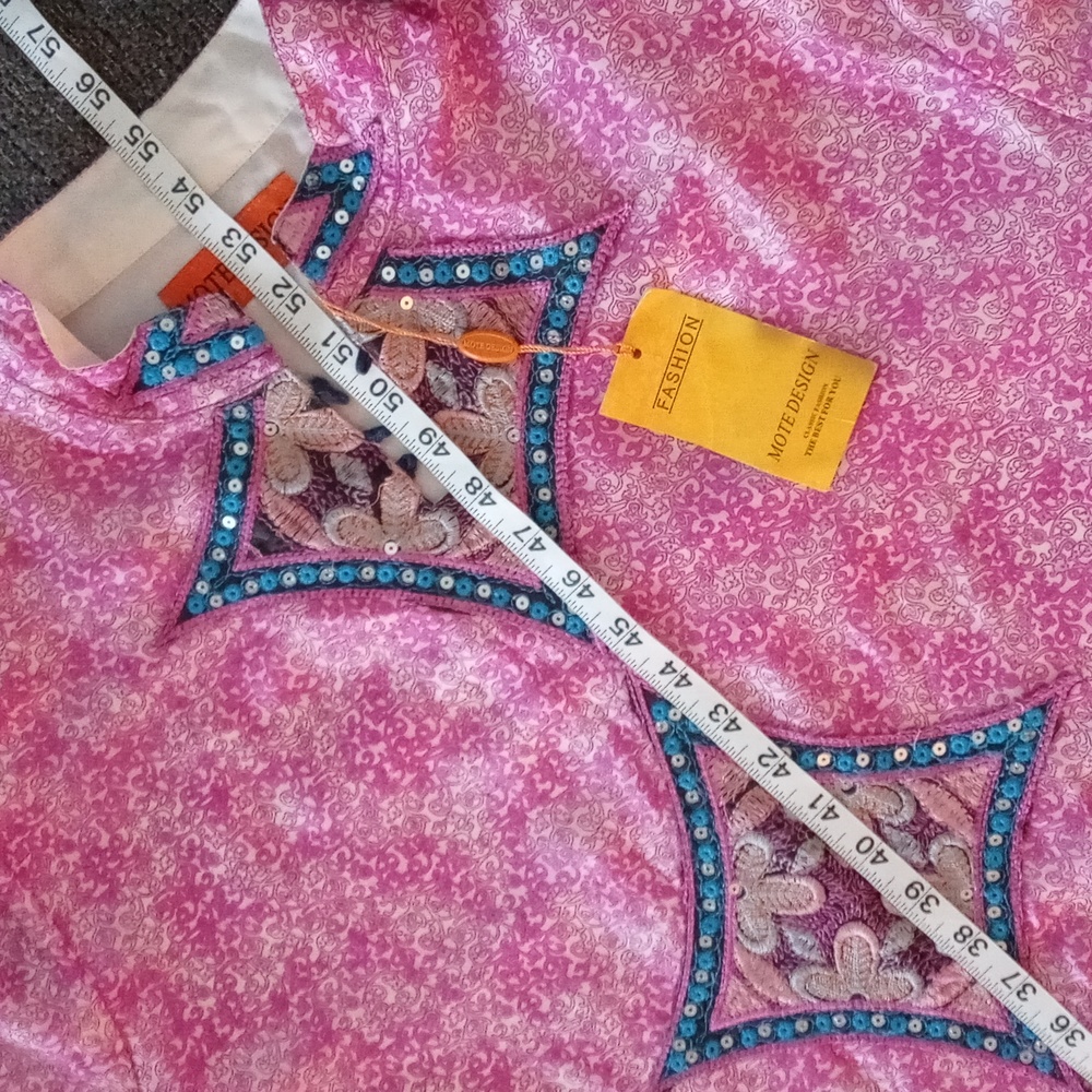 🆕️ 💖RARE Mote Design💖 - Pink Caftan - Picture 14 of 15